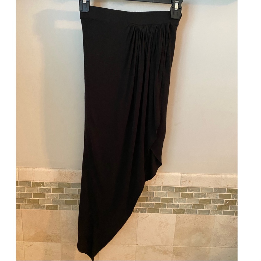 Express jersey cotton Asymmetrical skirt